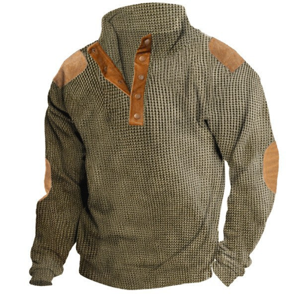 Autumn sale discount 70% - Men's  Long Sleeve Cashmere Sports Sweater