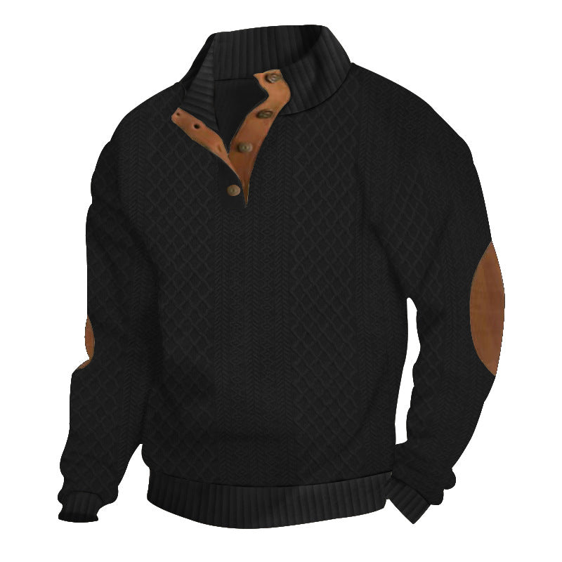 Autumn sale discount 70% - Men's  Long Sleeve Cashmere Sports Sweater