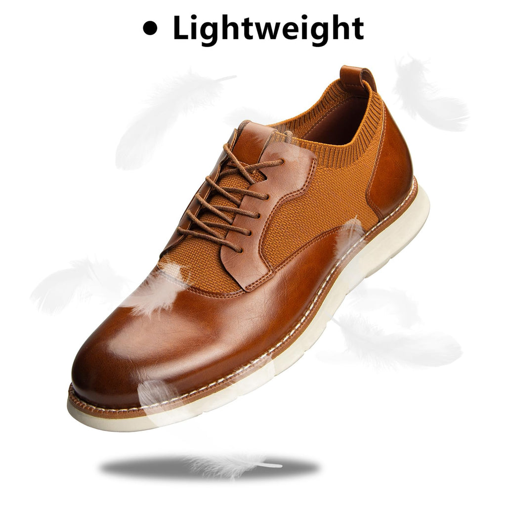 ReliefFootTM⏰Promotion - 70% OFF🔥 Men's Loafers Genuine Leather Shoes Casual Oxford Lace Up Dress Shoes