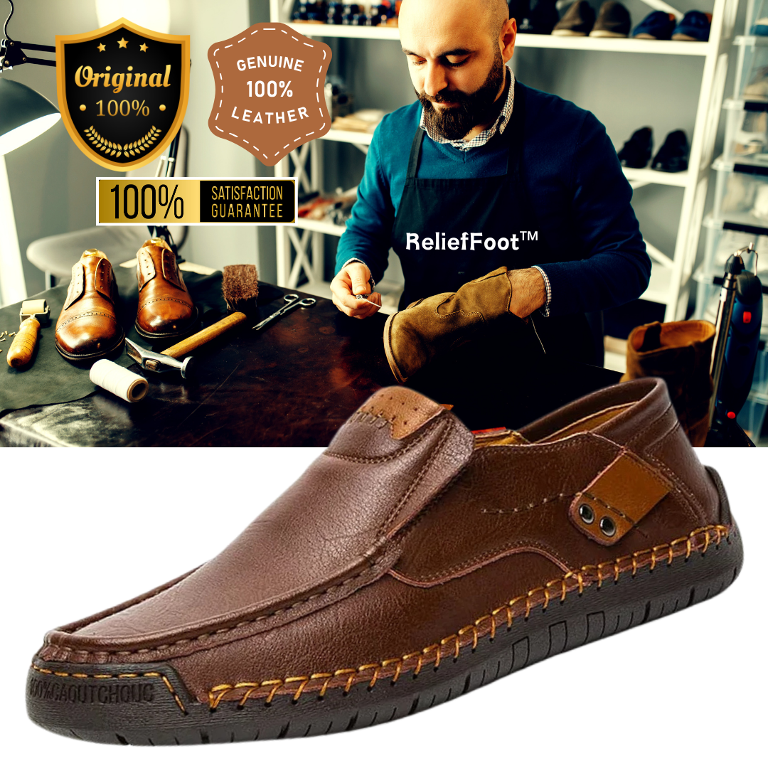 ⏰Last Day 50% OFF🔥 Men's Handmade Genuine Leather Slip-On Loafers