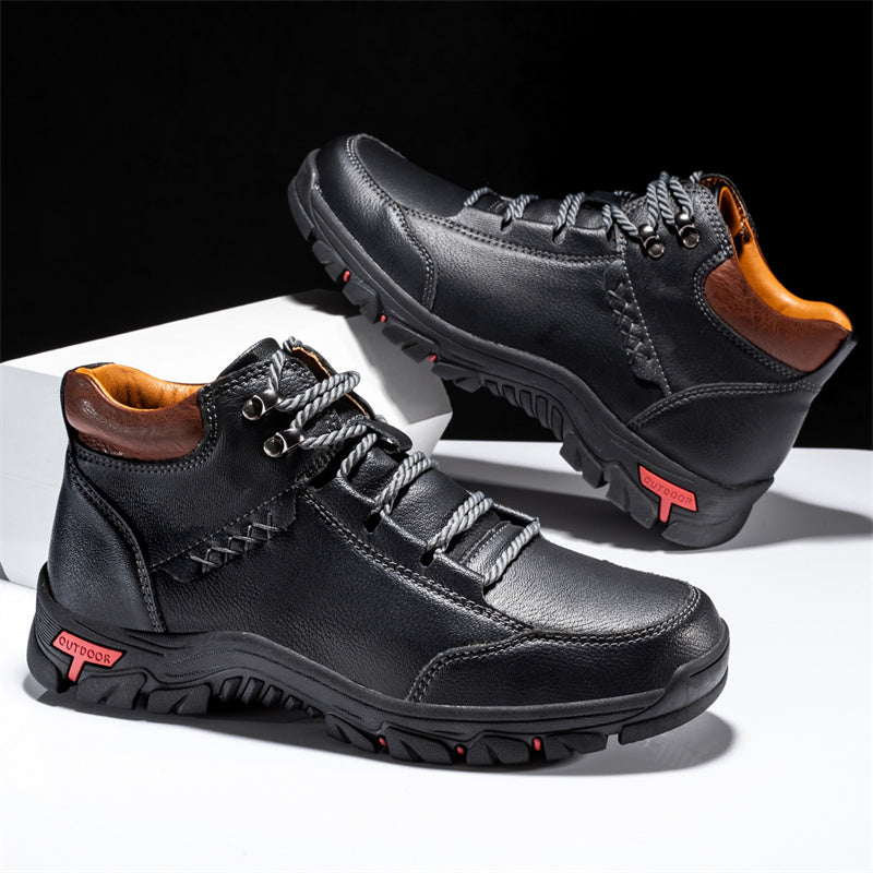 (🔥CLEARANCE SALE - 70% OFF)Men's Luxury Premium Cowhide Boots Casual Boots Orthopedic Waterproof Comfortable