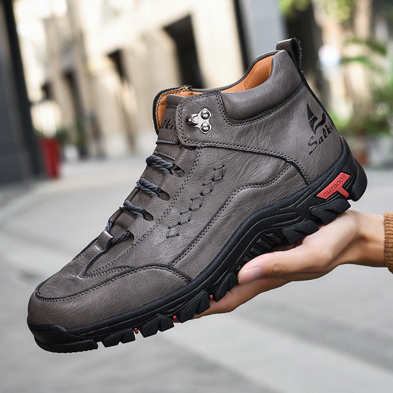 (🔥CLEARANCE SALE - 70% OFF)Men's Comfortable Wear-resistant Orthopedic Hand-sewn Leather Shoes