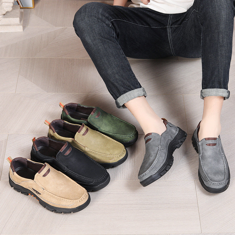 ⏰Promotion 70% OFF - 2024 Upgrade Men's Orthopedic Comfortable Casual Genuine Leather Slip On Loafers