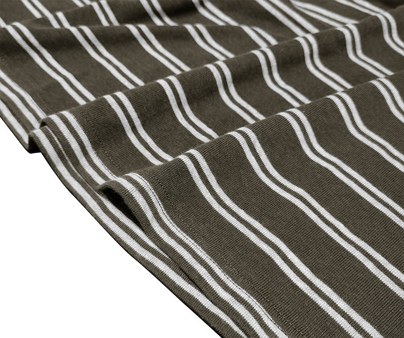 Clearance sale 70% off - Men’s High-Quality Cotton Striped Henley Button Shirt