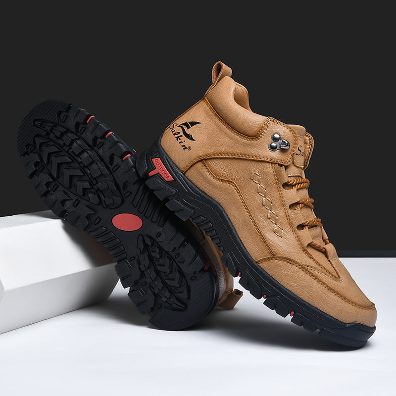 (🔥CLEARANCE SALE - 70% OFF)Men's Comfortable Wear-resistant Orthopedic Hand-sewn Leather Shoes