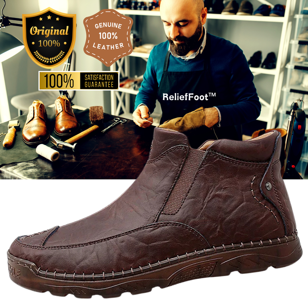 (🔥CLEARANCE SALE - 70% OFF)Men's Outdoor Casual Handmade Cowhide Boots
