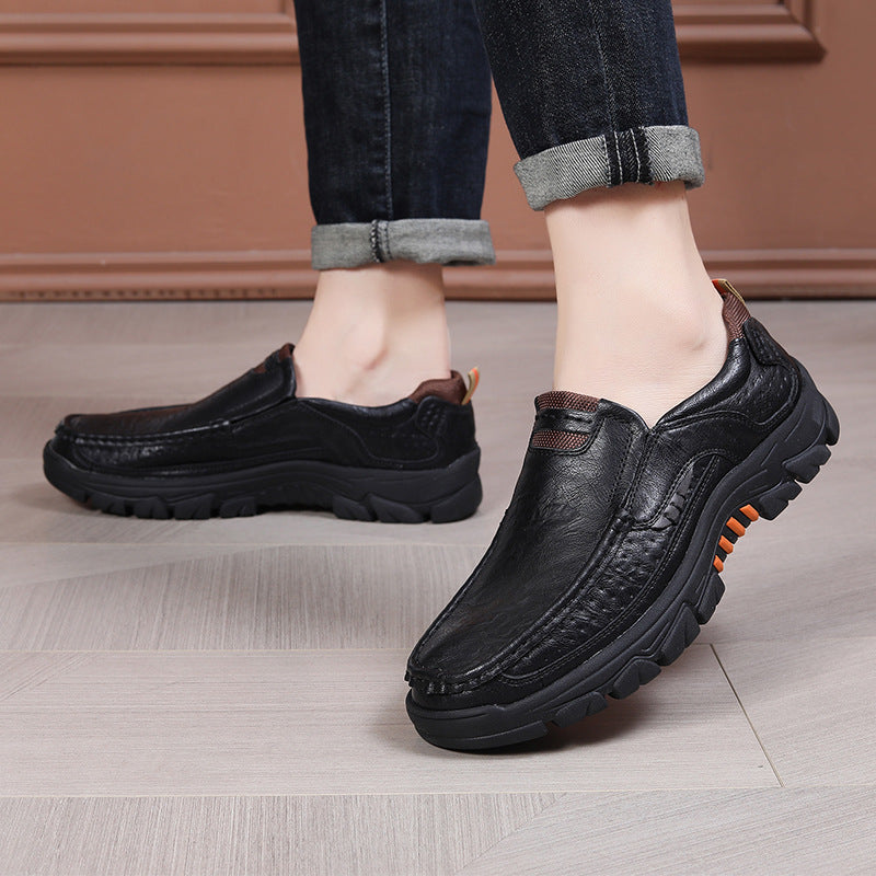 ⏰Promotion 70% OFF - 2024 Upgrade Men's Orthopedic Comfortable Casual Genuine Leather Slip On Loafers