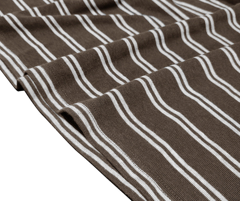 Clearance sale 70% off - Men’s High-Quality Cotton Striped Henley Button Shirt