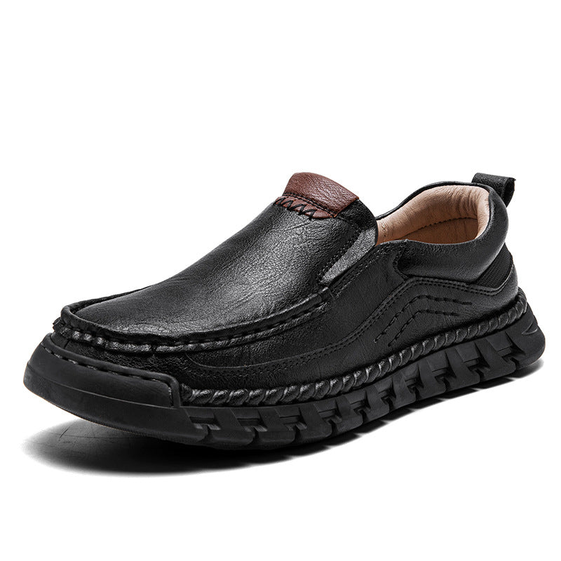 ⏰Promotion 70% OFF - 2025 Spring Men's Orthopedic Comfortable Genuine Leather Slip On Walking Shoes New