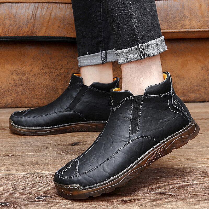 (🔥CLEARANCE SALE - 70% OFF)Men's Outdoor Casual Handmade Cowhide Boots
