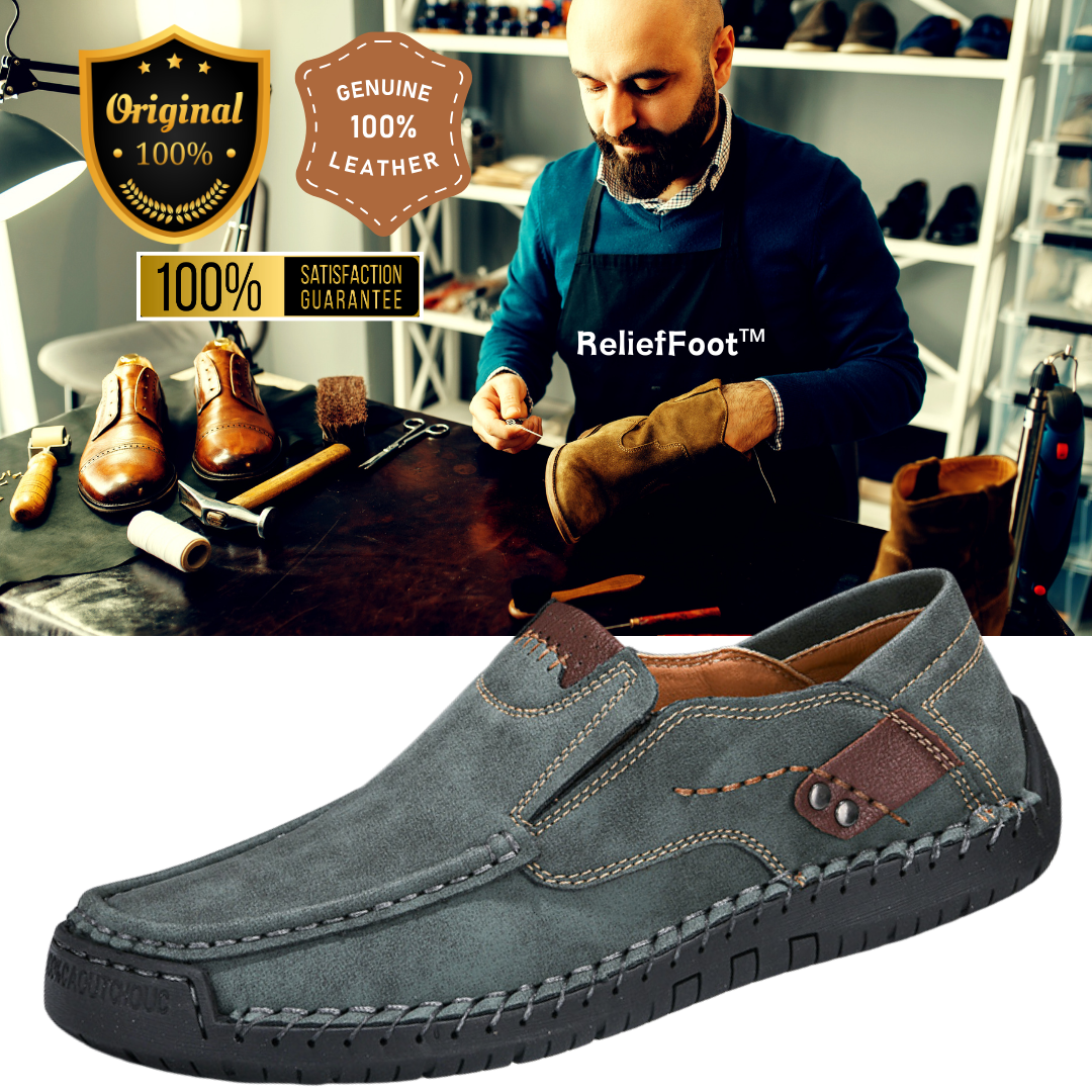 ⏰Last Day 50% OFF🔥 Men's Handmade Genuine Leather Slip-On Loafers