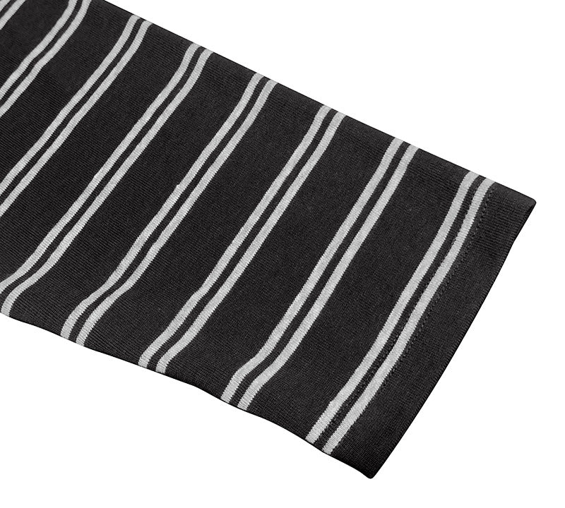 Clearance sale 70% off - Men’s High-Quality Cotton Striped Henley Button Shirt