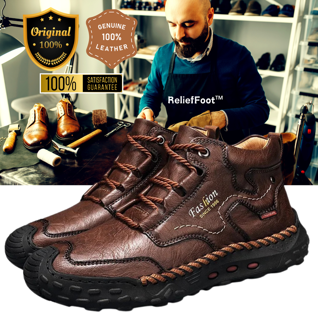 (🔥CLEARANCE SALE - 70% OFF) Men's Hand-Sewn Composite toe Cowhide Shoes Casual Shoes