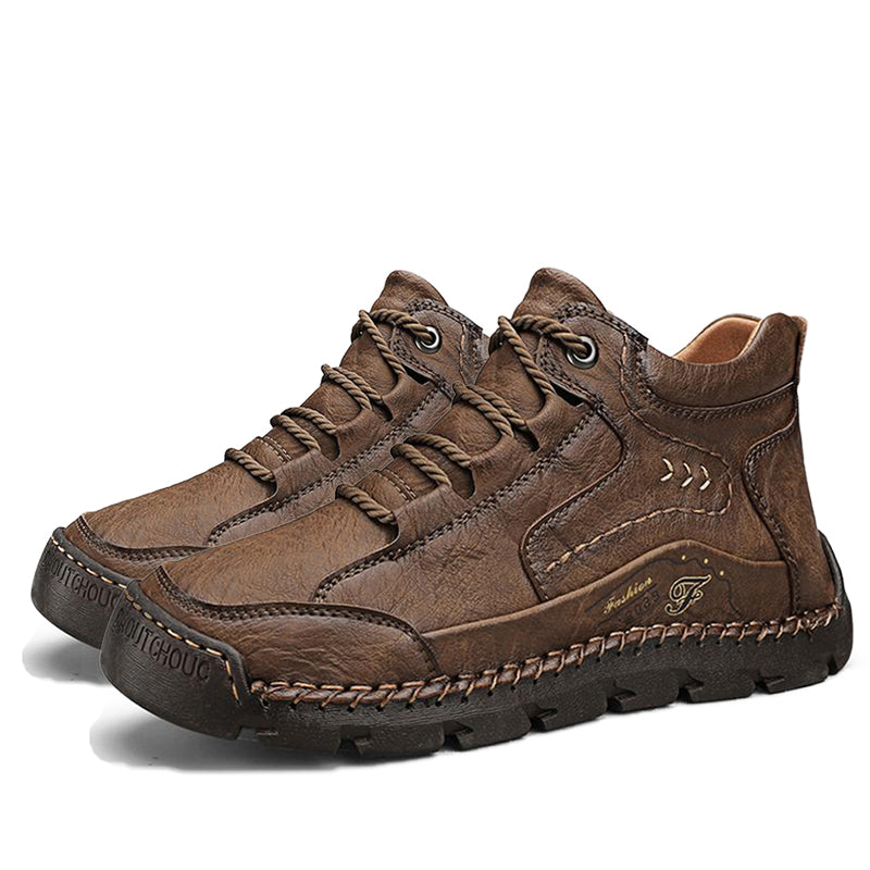 (🔥CLEARANCE SALE - 70% OFF)Handcrafted Men's Leather Shoes - Relieve Foot Pain