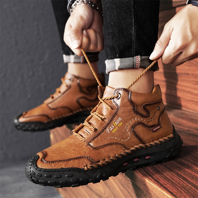 (🔥CLEARANCE SALE - 70% OFF) Men's Hand-Sewn Composite toe Cowhide Shoes Casual Shoes