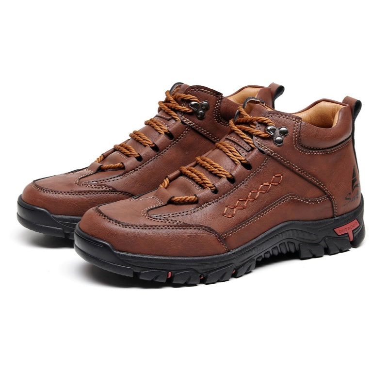 (🔥CLEARANCE SALE - 70% OFF)Men's Comfortable Wear-resistant Orthopedic Hand-sewn Leather Shoes
