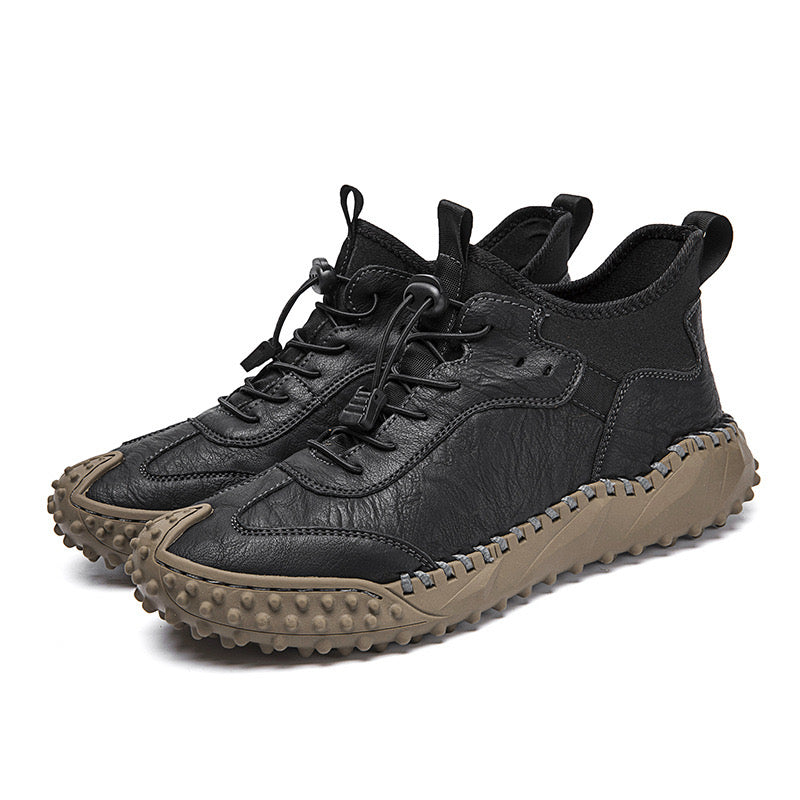 ReliefFootTM⏰Promotion - 70% OFF🔥 Men's Soft Non-slip Handmade Genuine Leather Socks Shoes