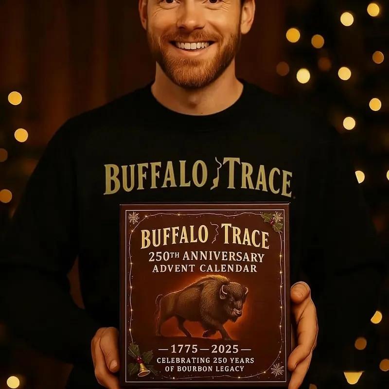 2025 Edition Christmas Countdown Gift Box – 24-Day Acrylic Mini Bottle Display Set