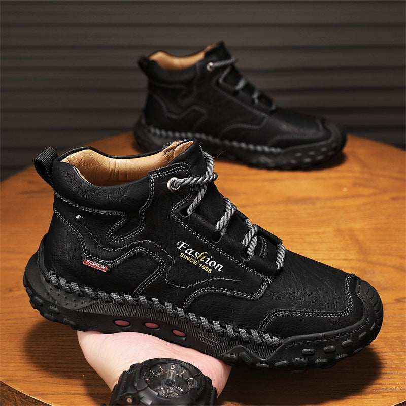 (🔥CLEARANCE SALE - 70% OFF) Men's Hand-Sewn Composite toe Cowhide Shoes Casual Shoes