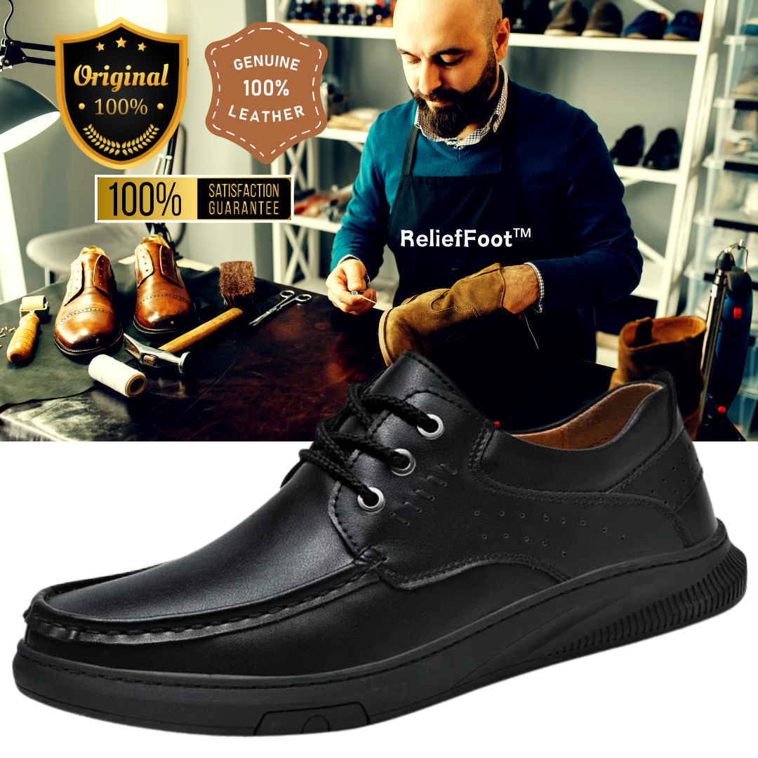 ReliefFootTM Handmade Men's non-slip soft-soled Cowhide leather loafs(Limited 70%off ⏰)