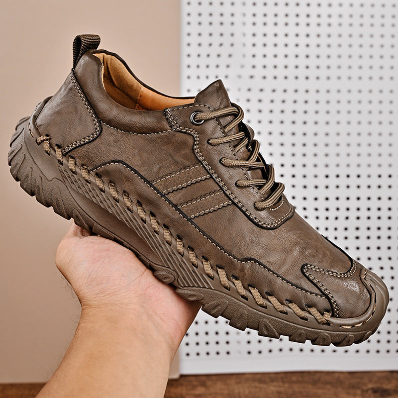 ReliefFootTM⏰Promotion - 70% OFF🔥Men's All Season Handcrafted Genuine Leather Outdoors Durable Soft Sole Anti Slip Shoes