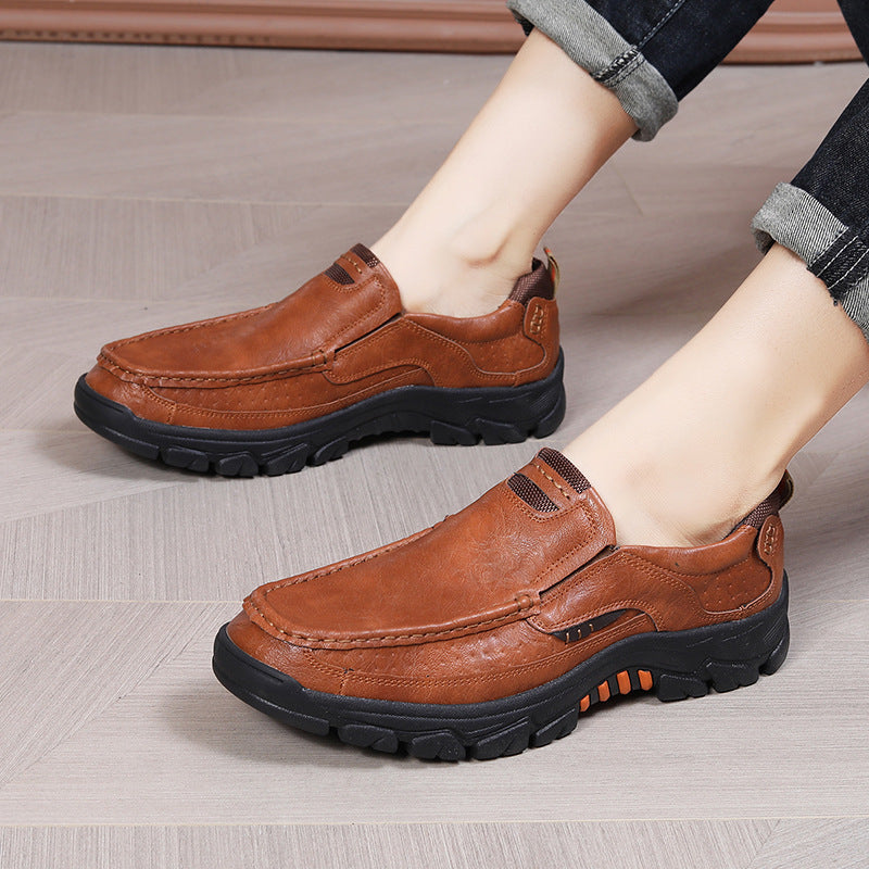 ⏰Promotion 70% OFF - 2024 Upgrade Men's Orthopedic Comfortable Casual Genuine Leather Slip On Loafers