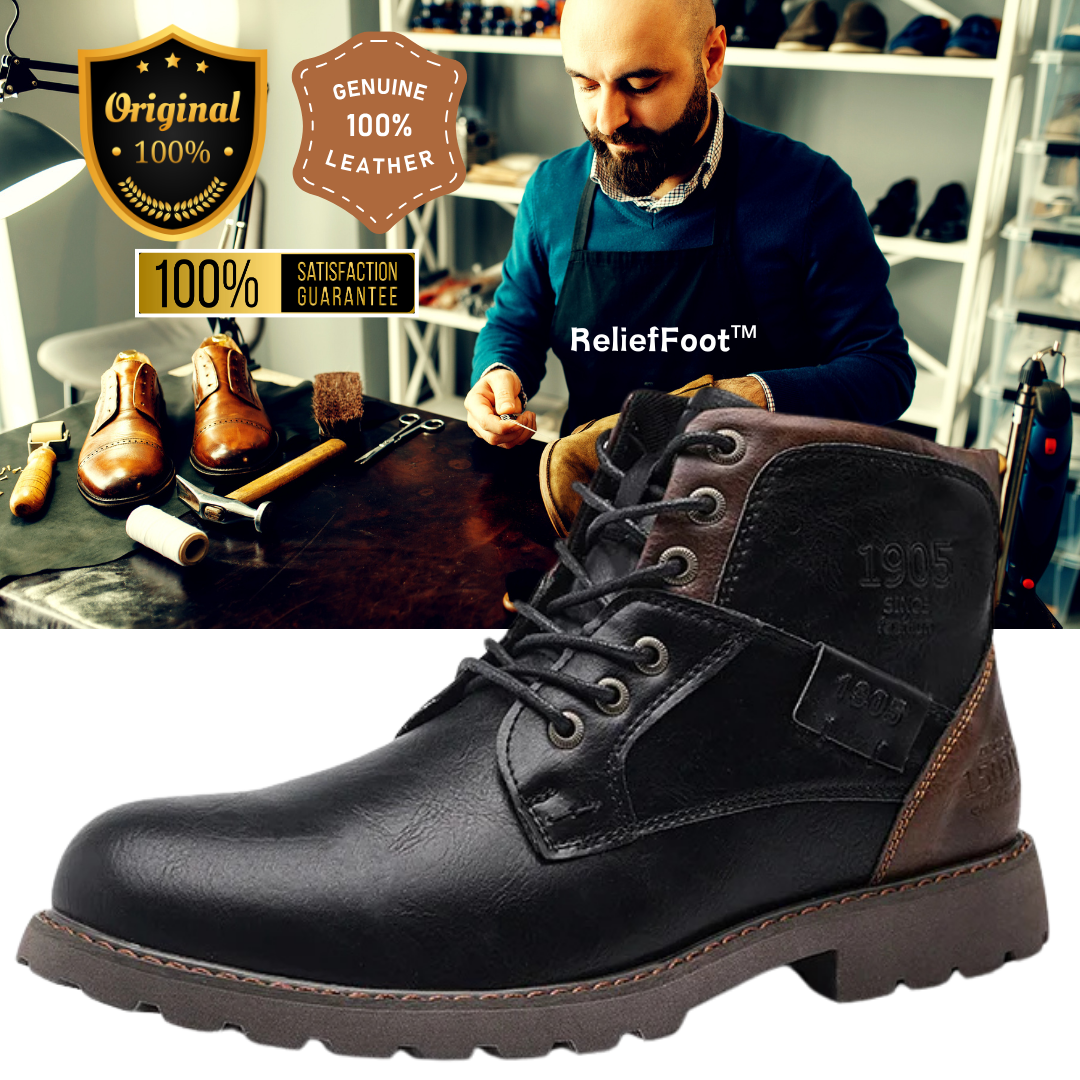 ⏰Promotion 70% OFF - Men's Orthopedic Comfortable Genuine Leather Boots
