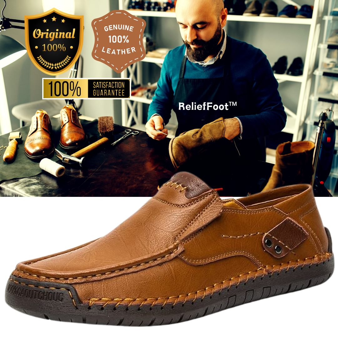 ⏰Last Day 50% OFF🔥 Men's Handmade Genuine Leather Slip-On Loafers