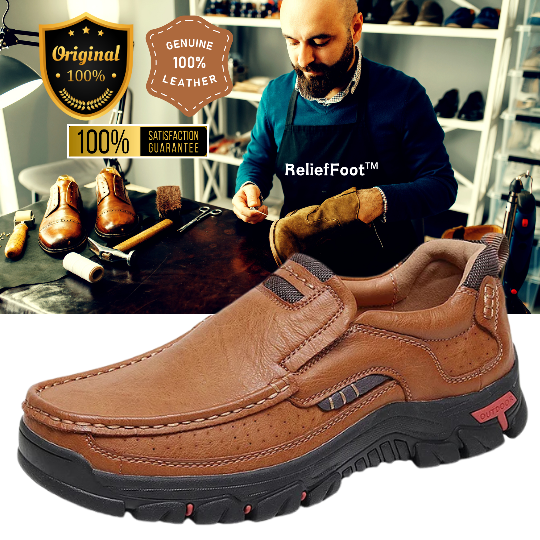 ⏰Promotion 70% OFF - 2024 Upgrade Men's Orthopedic Comfortable Casual Genuine Leather Slip On Loafers