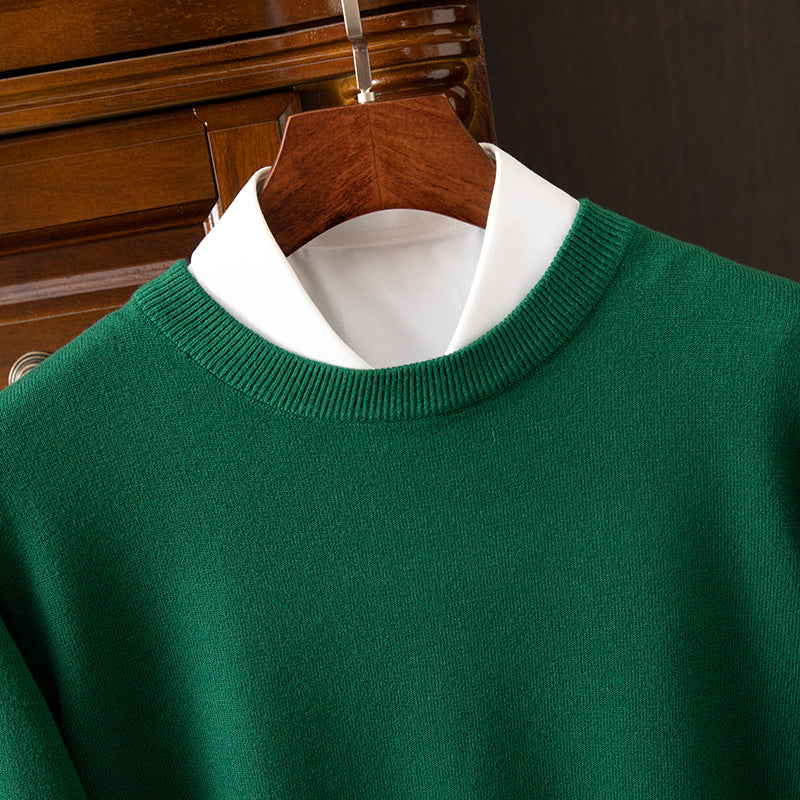 Men's Long Sleeve Cashmere Sweater
