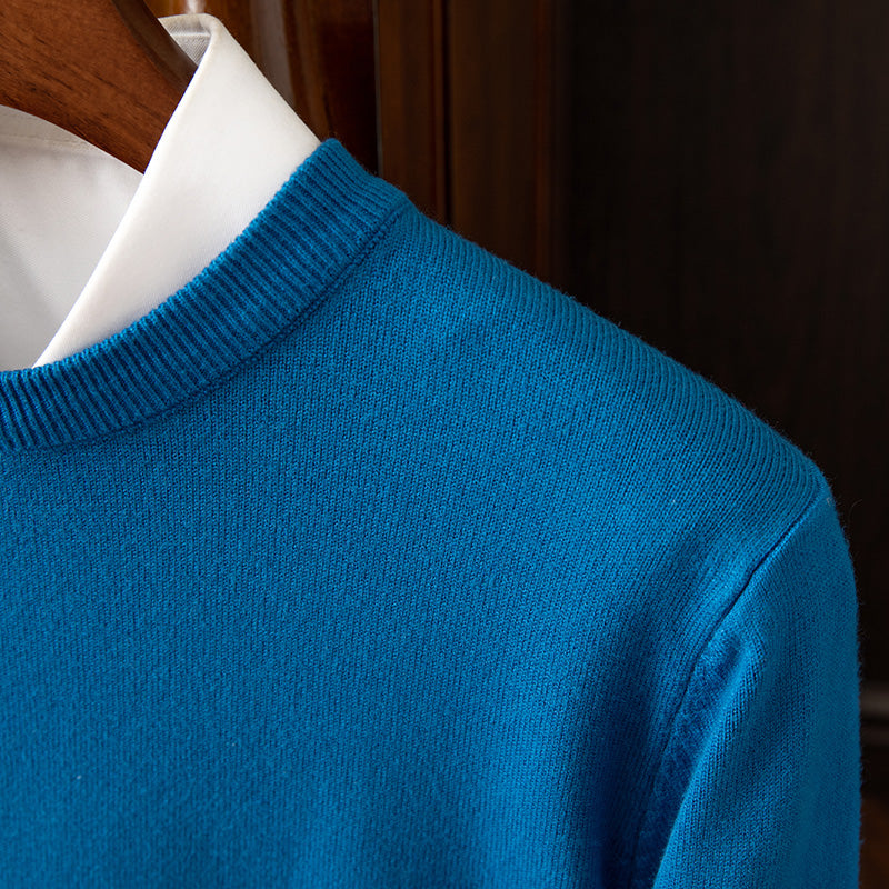 Men's Long Sleeve Cashmere Sweater