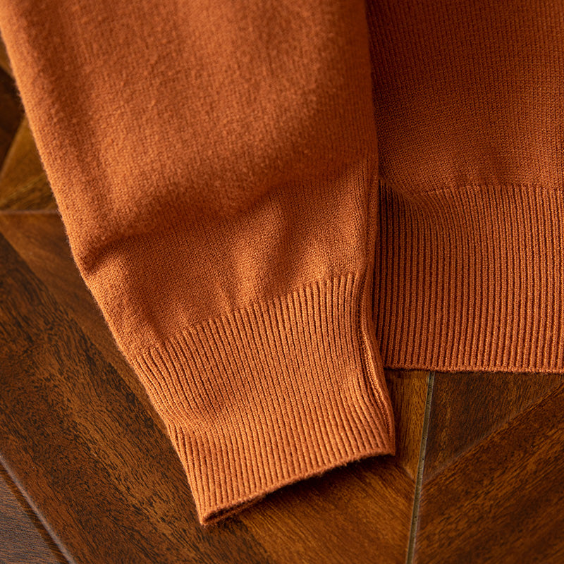 Men's Long Sleeve Cashmere Sweater