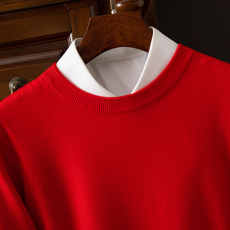 Men's Long Sleeve Cashmere Sweater