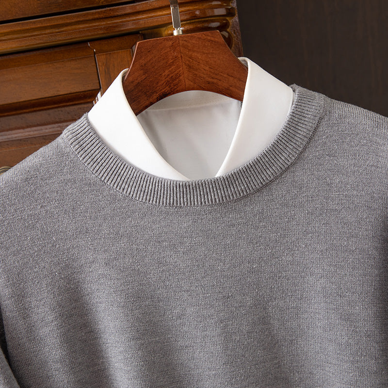 Men's Long Sleeve Cashmere Sweater