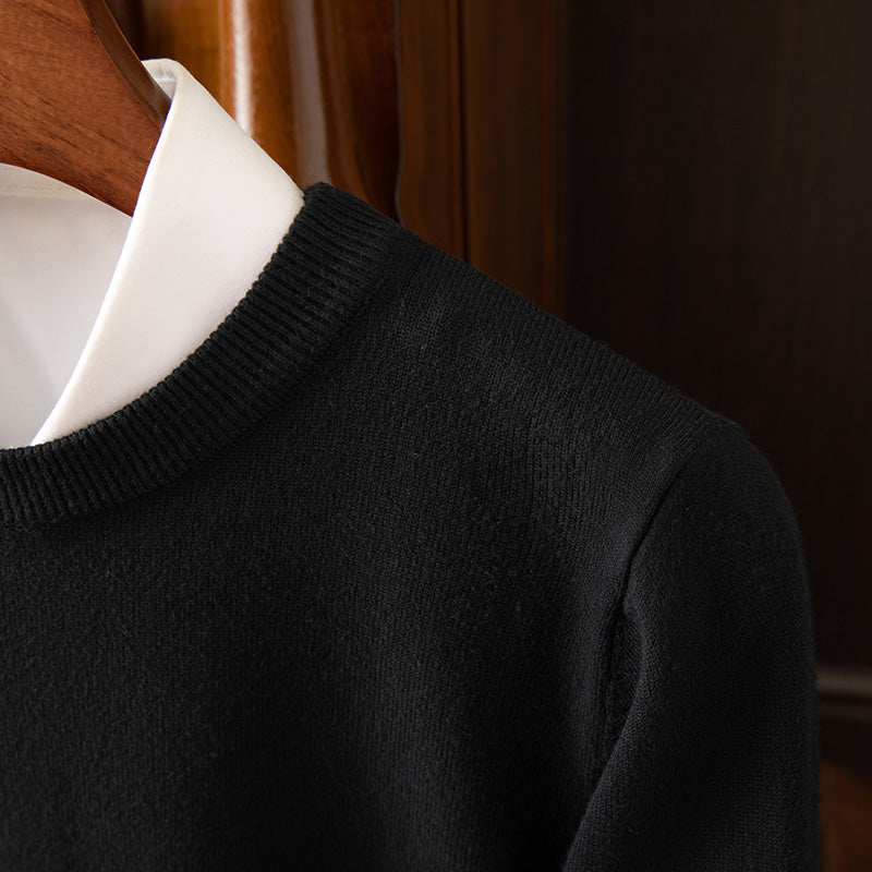 Men's Long Sleeve Cashmere Sweater