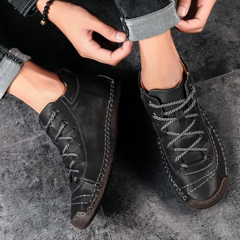 ReliefFootTM⏰Promotion - 70% OFF🔥Soft Leather Vintage Orthotic Shoes for Men