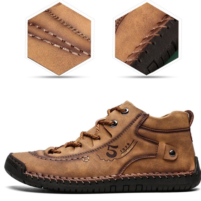 ReliefFootTM⏰Promotion - 70% OFF🔥Soft Leather Vintage Orthotic Shoes for Men