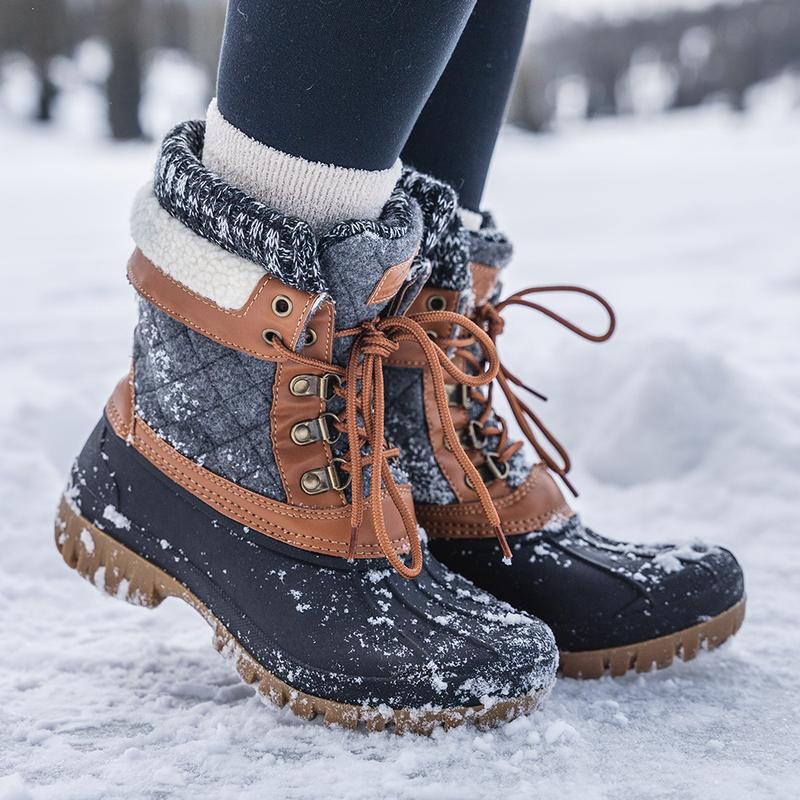 Womens Winter Snow Boots | Waterproof Shell | Duck Boots