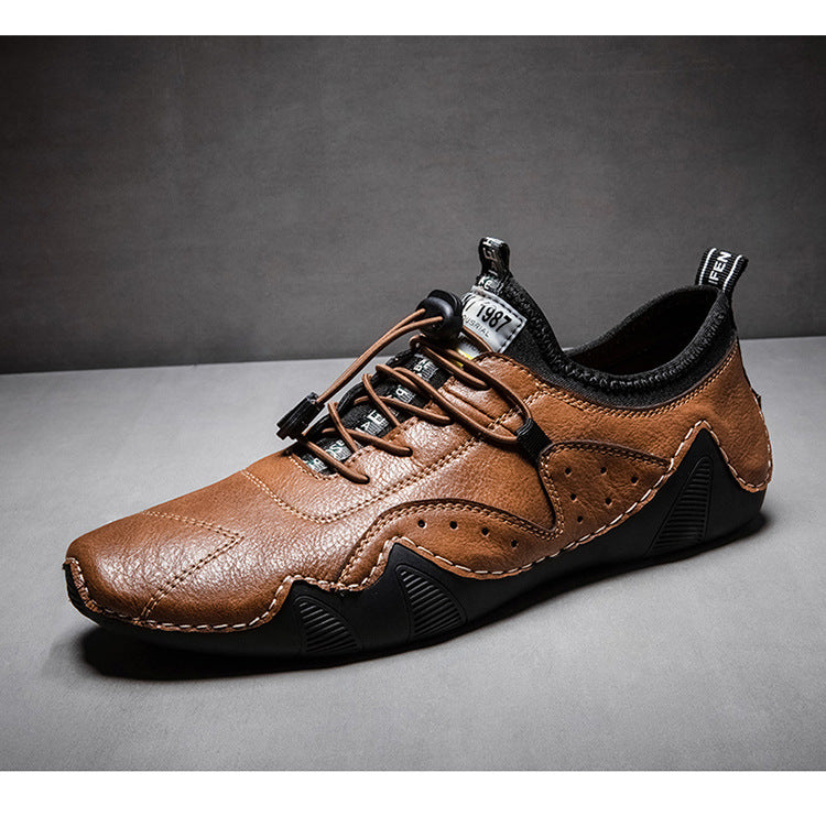 ReliefFootTM ⏰Promotion - 70% OFF🔥 Men's Handmade Orthopedic Breathable Lace-up Leather Shoes