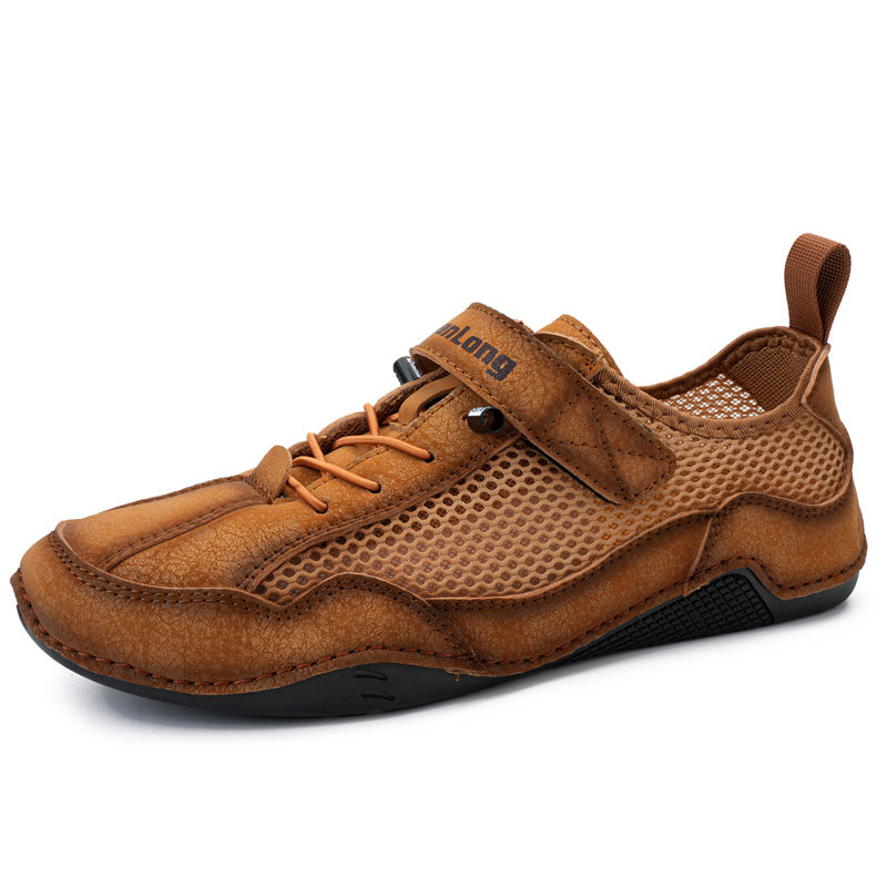 ReliefFootTM⏰Promotion - 70% OFF🔥Men's Breathable Leather Orthopedic Shoes – Hand-Stitched, Non-Slip