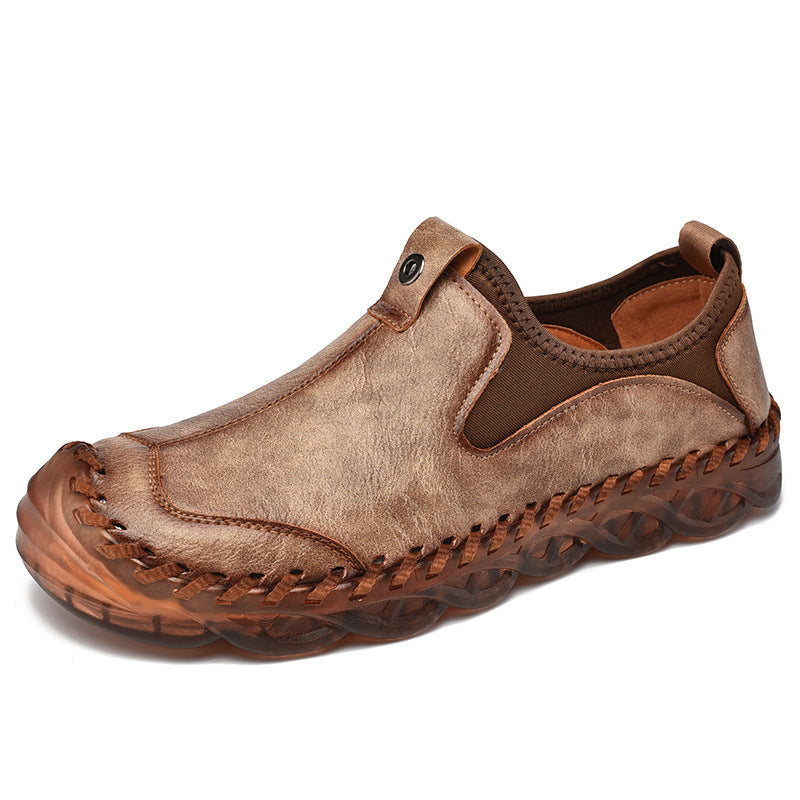 ReliefFootTM⏰Promotion - 70% OFF🔥Men's Handcrafted Genuine Leather Moccasins Foot Wear