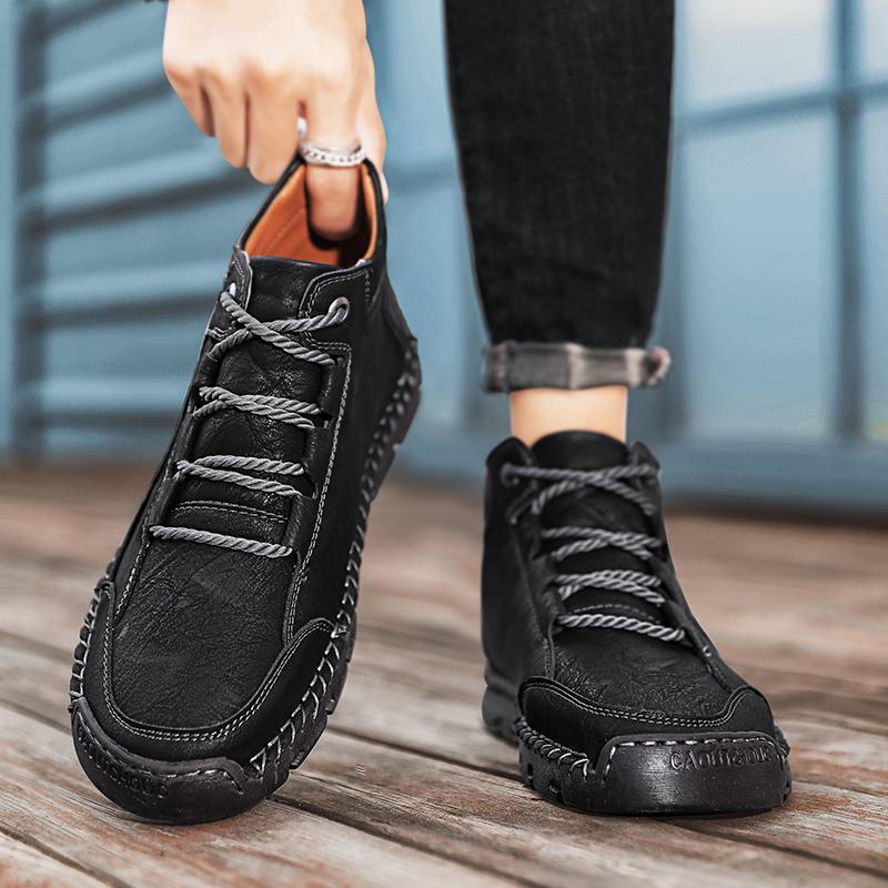 (🔥CLEARANCE SALE - 70% OFF)Handcrafted Men's Leather Shoes - Relieve Foot Pain