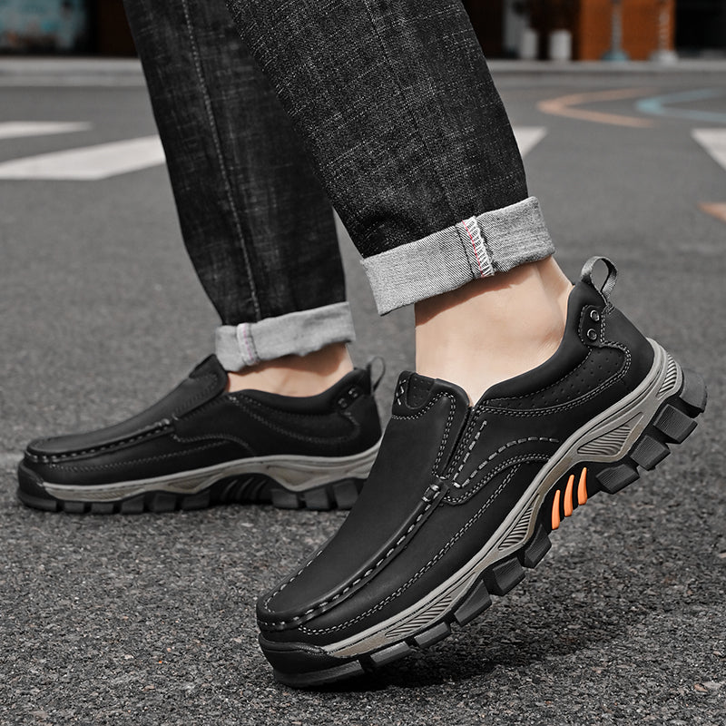 ⏰Promotion 50% OFF - 2024 New Men's Orthopedic Comfortable Casual Genuine Leather Slip On Loafers