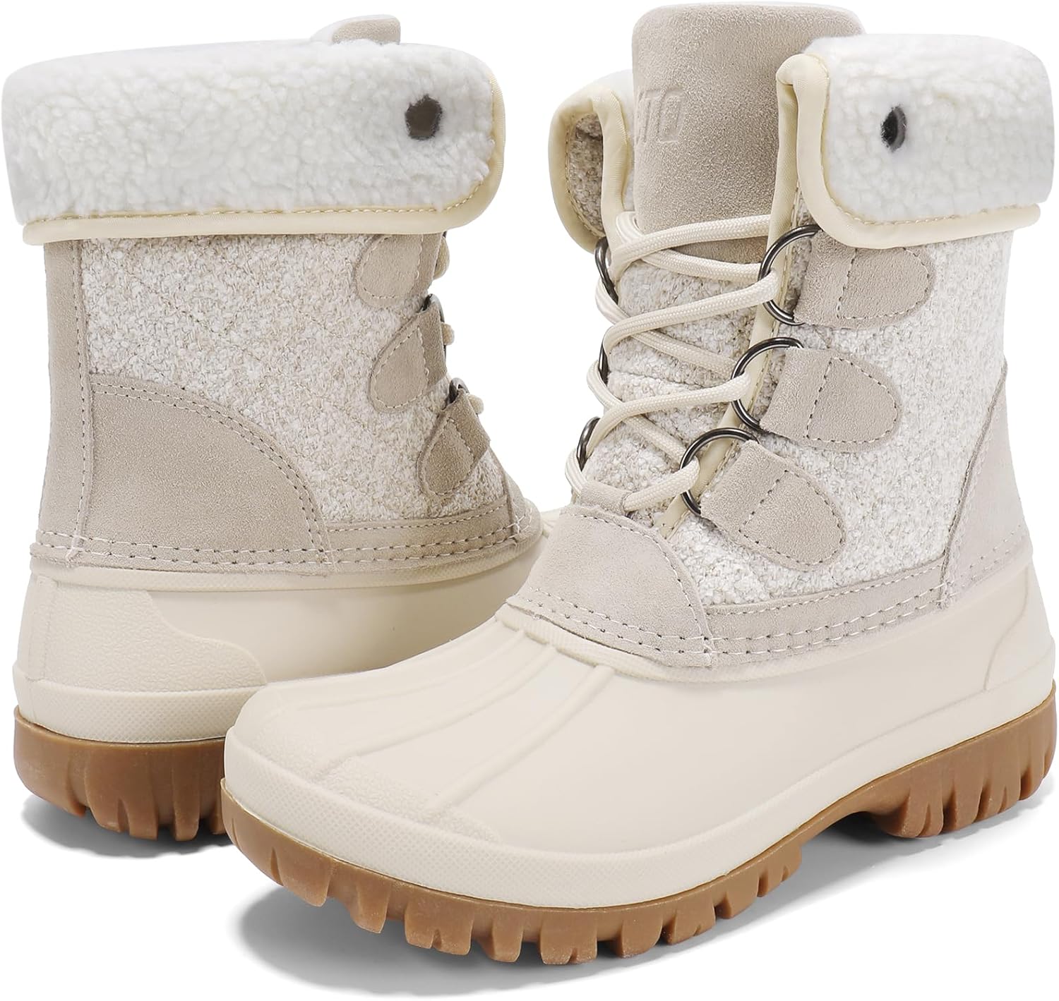 Womens Winter Duck Boots Waterproof Cold Weather Snow Boots