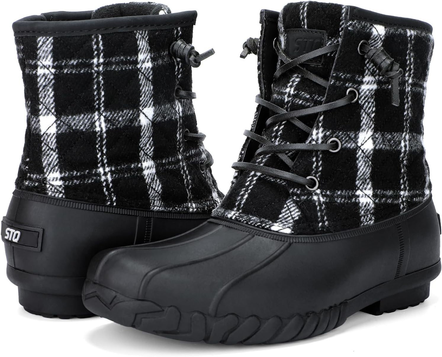 Duck Boots for Women Waterproof Winter Boots Quilted Snow Boots