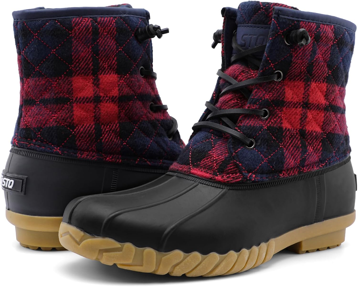 Duck Boots for Women Waterproof Winter Boots Quilted Snow Boots