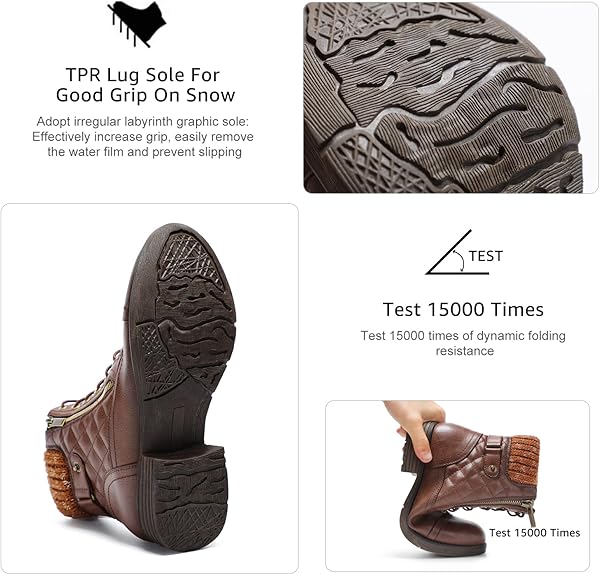 Women's Combat Boots Lace up Ankle Booties