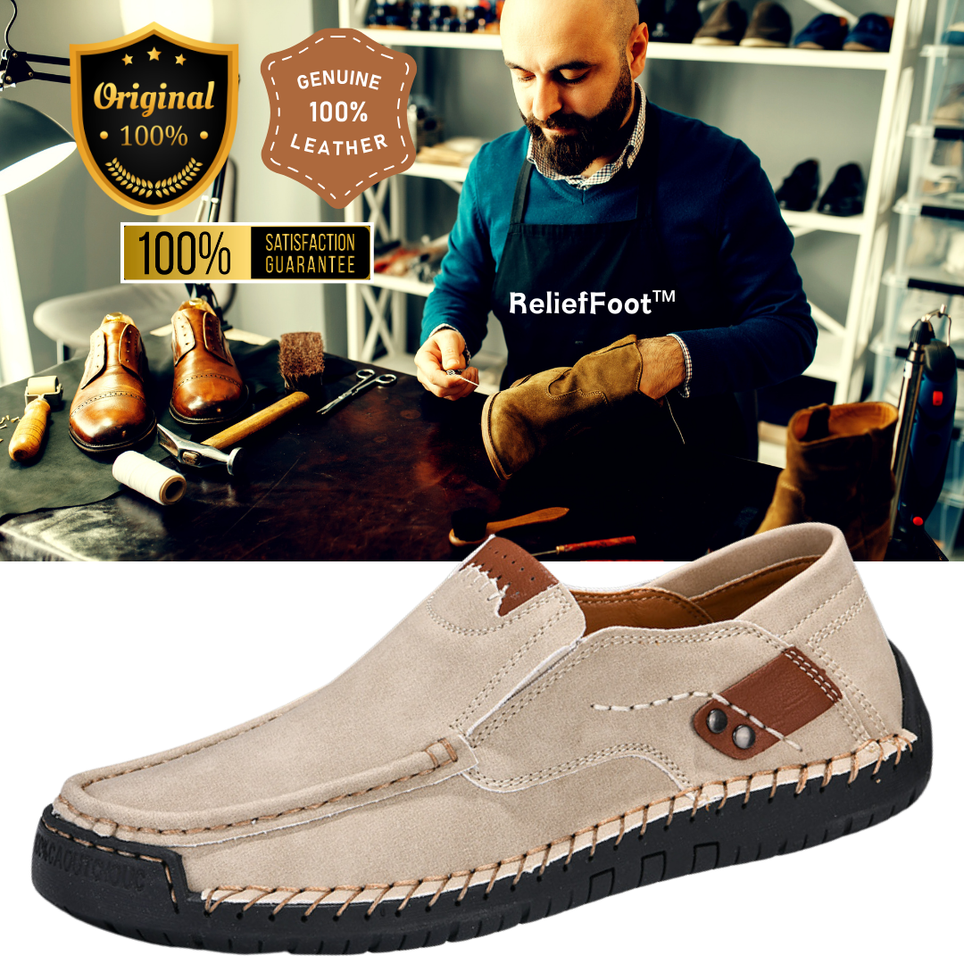 ⏰Last Day 50% OFF🔥 Men's Handmade Genuine Leather Slip-On Loafers