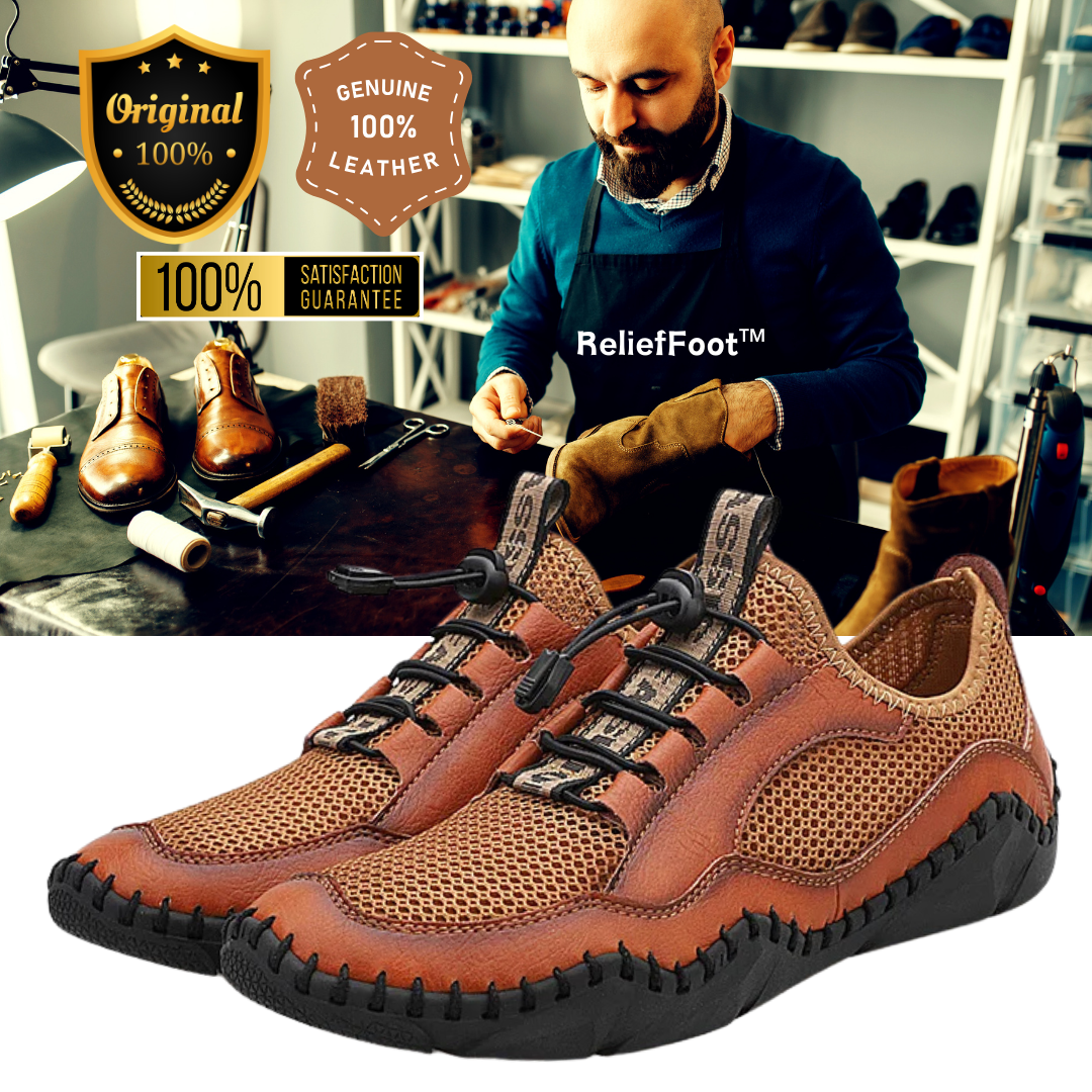 ReliefFootTM⏰Promotion - 70% OFF🔥Men's Handmade Italian Cowhide Breathable Loafers