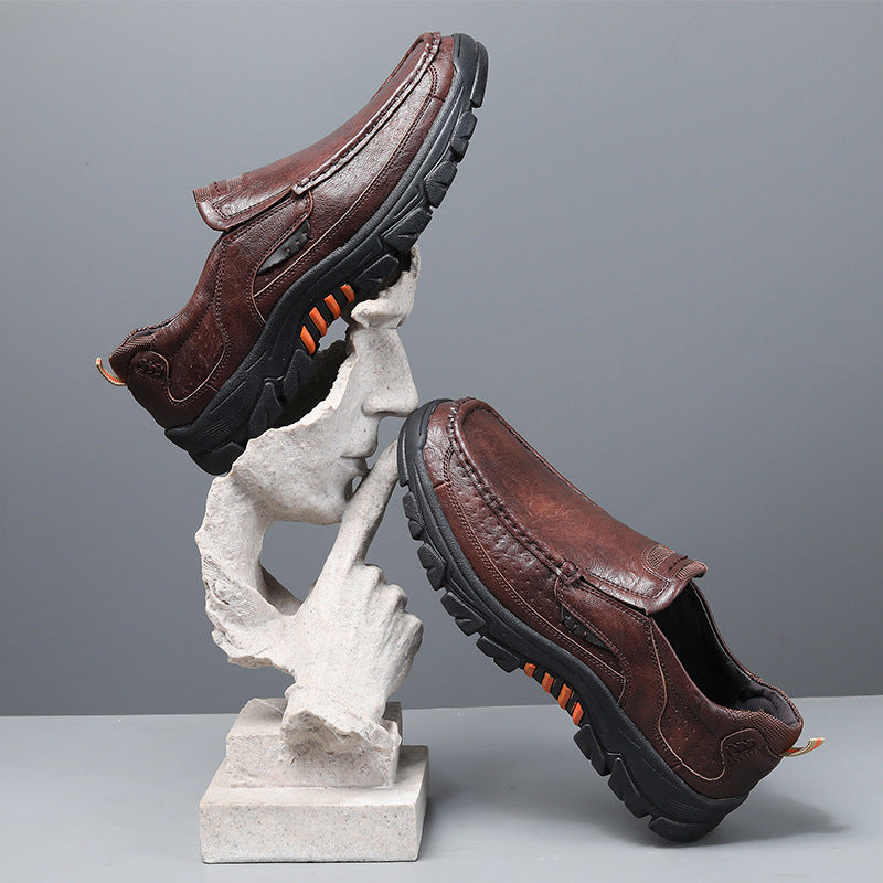 ⏰Promotion 70% OFF - 2024 Upgrade Men's Orthopedic Comfortable Casual Genuine Leather Slip On Loafers